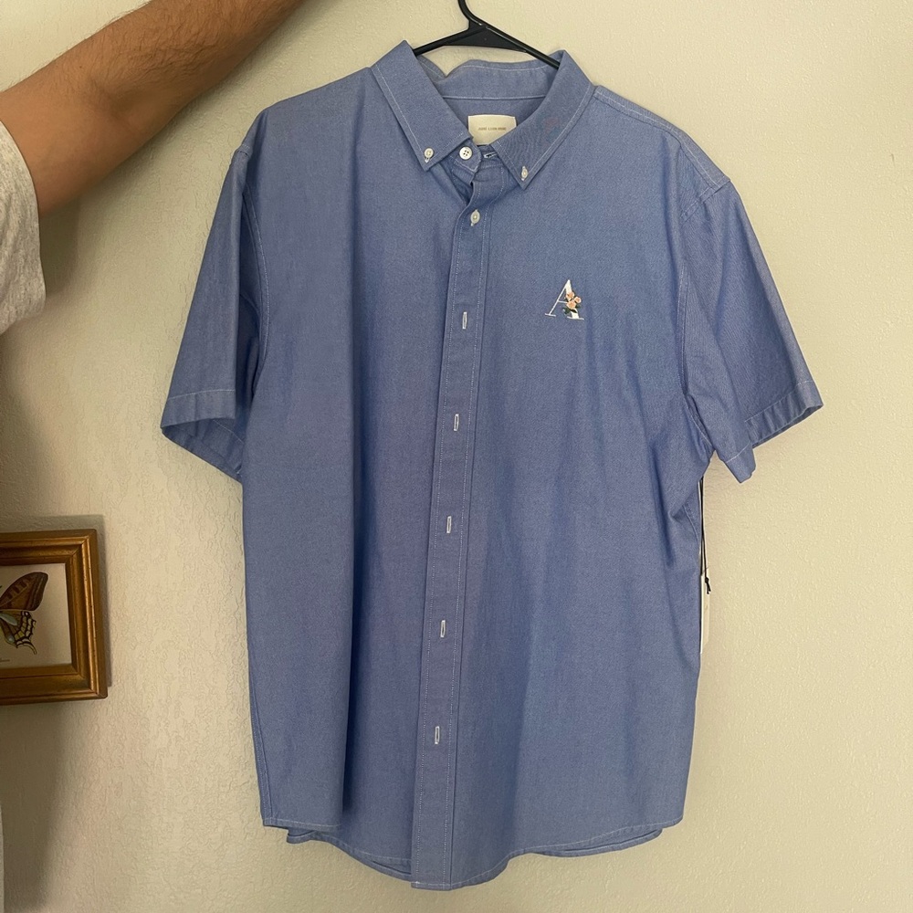 Aime Leon Dore Floral A Short-sleeve Oxford shirt
